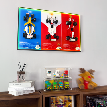 إطار عرض لـ LEGO Icons F1 Legends 3 في 1، قمة رياضة السيارات