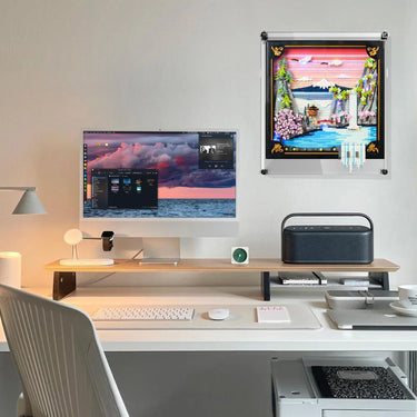 Display Case compatible with LEGO® Art Japanese Cherry Blossom Landscape 31218 - ICUANUTY