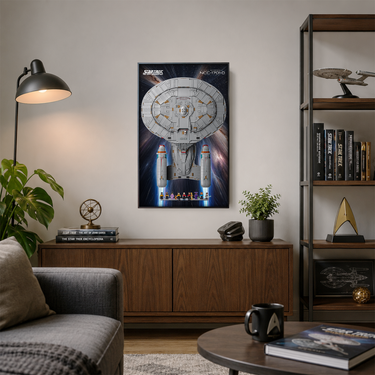 Wall Display Frame for LEGO LEGO® Icons Star Trek: U.S.S. Enterprise NCC-1701-D™ 10356