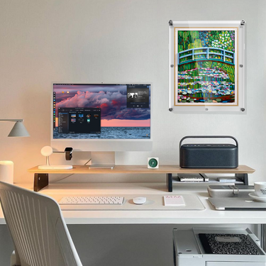 حافظة عرض متوافقة مع LEGO® Art كلاود مونيه – جسر فوق بركة زهر اللوتس 31220