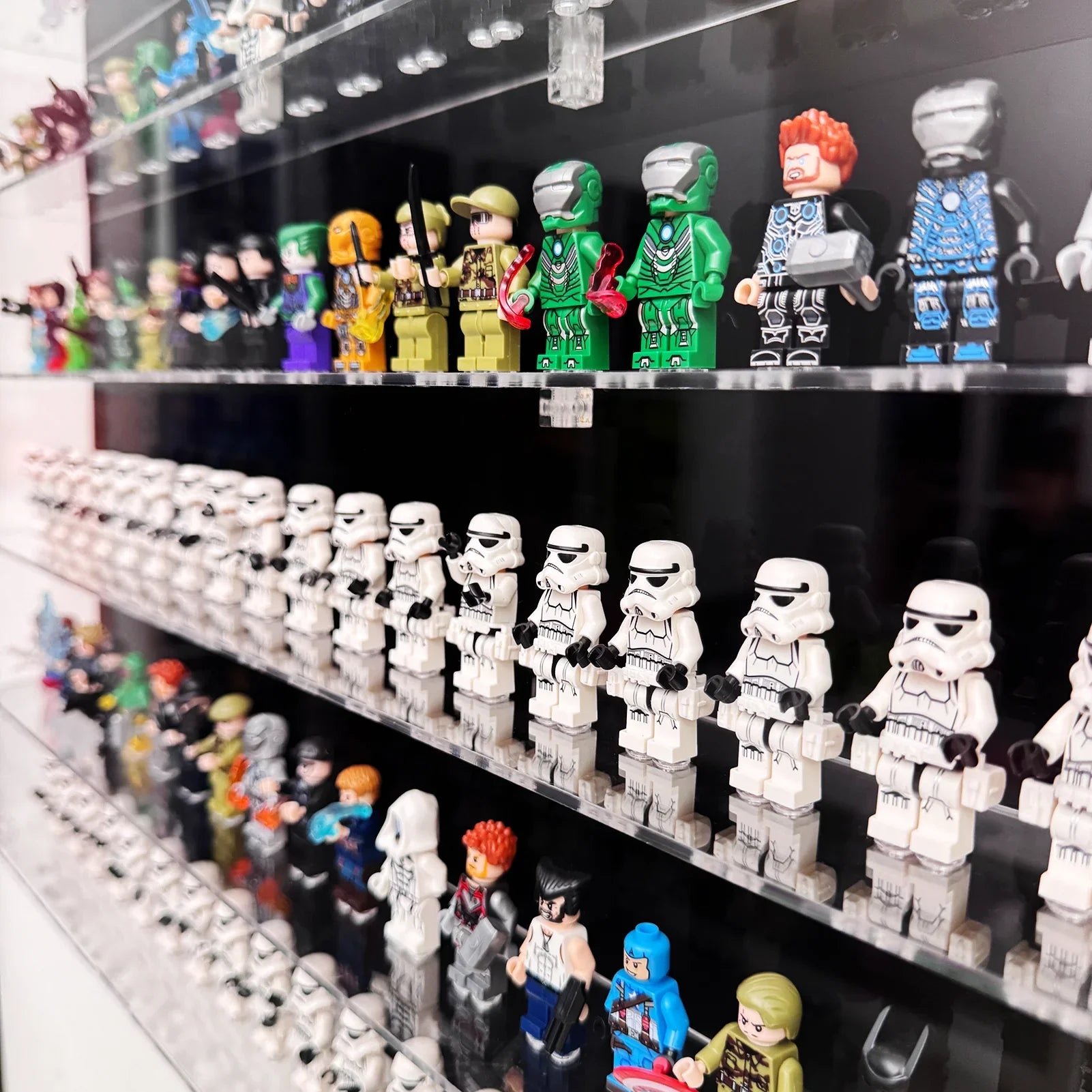 Display Case for LEGO® Minifigures | 6-Tier Universal Showcase (Fits 1 ...