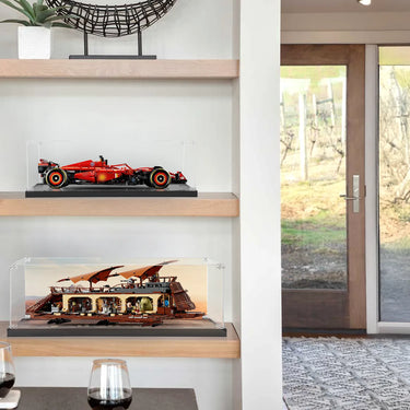 Display case for LEGO Star Wars Jabba's Sail Barge 75397 - ICUANUTY