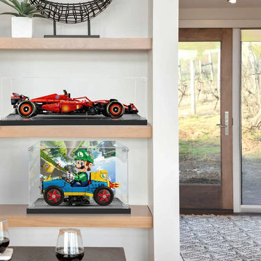 Display Case for LEGO® Super Mario™ Mario Kart™ – Luigi &amp; Mach 8 72050
