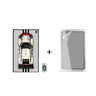 LEGO Porsche 911 RSR model wall art with LED light and remote, acrylic protective cover