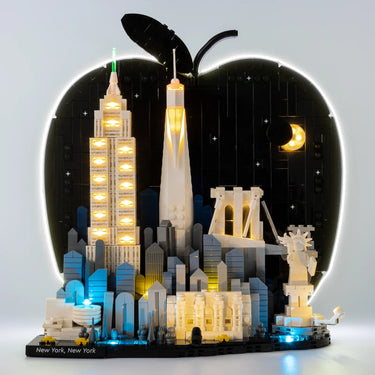 Premium Light Kit Compatible with LEGO Architecture New York City – The Big Apple 21066
