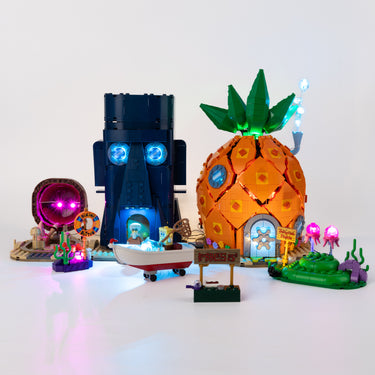 Premium Light Kit Compatible with LEGO® Icons SpongeBob SquarePants: Bikini Bottom 11386