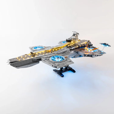 Premiumbelysningssats kompatibel med LEGO Marvel S.H.I.E.L.D. Helicarrier 76354