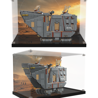 Display case for LEGO Star Wars™ Offworld Sandcrawler™ and Mudhorn  75453