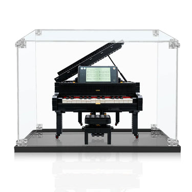 Display case compatible with LEGO® Ideas Grand Piano 21323 - ICUANUTY