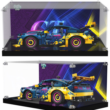 Display case for LEGO Technic™ Custom Garage Ford Mustang GT Ca 42236
