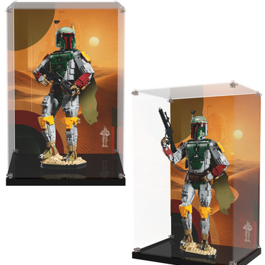 Display case for LEGO Star Wars™ Boba Fett™ 75455