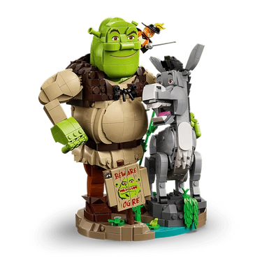 Display Case for LEGO® Shrek, Donkey & Puss in Boots (72423)