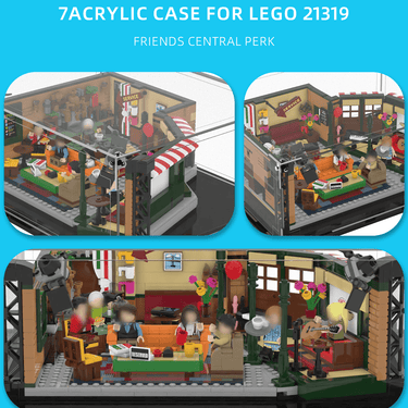 Display Case for Lego Friends Central Perk 21319 - ICUANUTY