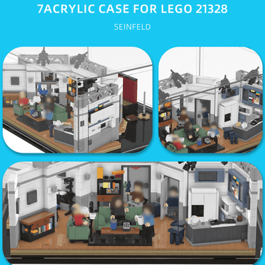 Display Case for Lego Ideas Seinfeld 21328 - ICUANUTY