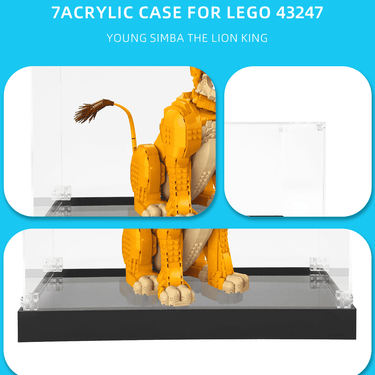 Display case for LEGO Young Simba the Lion King 43247 - ICUANUTY