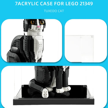 Display case for LEGO Tuxedo Cat 21349 - ICUANUTY