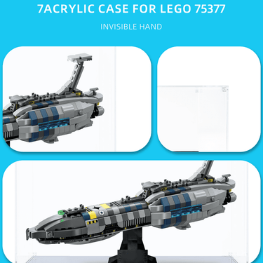 Display case for LEGO Invisible Hand 75377 - ICUANUTY