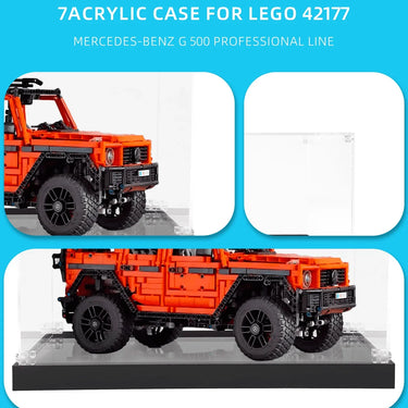 Display Case for LEGO Mercedes-Benz G 500 PROFESSIONAL Line 42177 - ICUANUTY