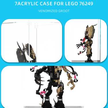Display Case for Lego Marvel Venomised Groot 76249 - ICUANUTY