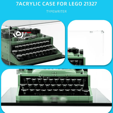 Display Case for LEGO Ideas Typewriter 21327 - ICUANUTY
