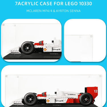 Display case for LEGO McLaren MP4/4 & Ayrton Senna 10330 - ICUANUTY