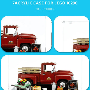 Display Case for Lego Pickup Truck 10290 - ICUANUTY