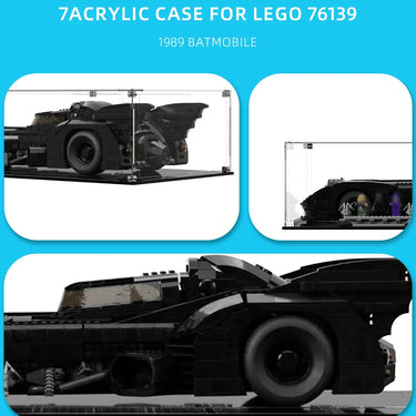 Display case for LEGO Batmobile 1989 76139 - ICUANUTY