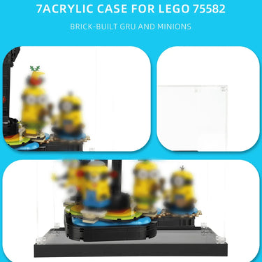 Display case for LEGO Gru and Minions 75582 - ICUANUTY