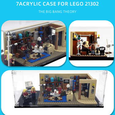 Display Case for LEGO IdeasThe Big Bang Theory 21302 - ICUANUTY