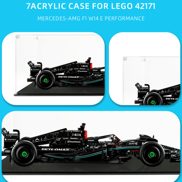 Display case for LEGO Technic Mercedes-AMG F1 W14 E Performance 42171 - ICUANUTY