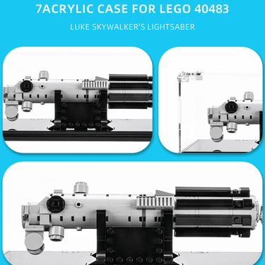 Display Case for Lego Luke Skywalker's Lightsaber 40483 - ICUANUTY
