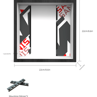 Display Car Frame for Lego Speed Champions Nissan GT-R NISMO 76896 - ICUANUTY