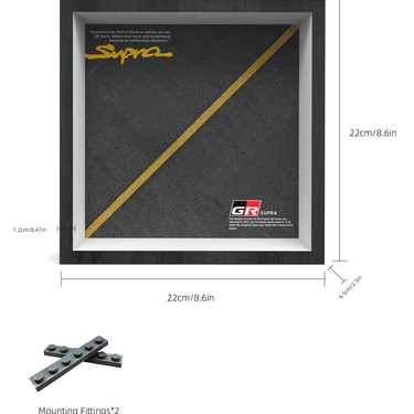 Display Car Frame for Lego Speed Champions Toyota GR Supra 76901 - ICUANUTY