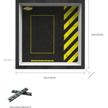 Display Car Frame for Lego Speed Champions Chevrolet Corvette 76903 - ICUANUTY