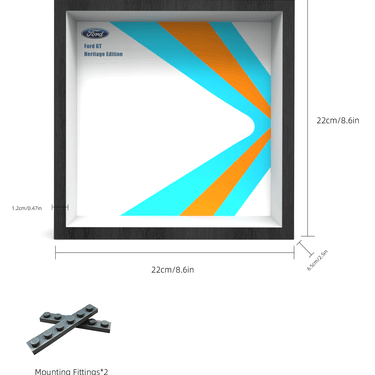 Display Car Frame for Lego Speed Champions Ford GT Heritage Edition 76905 - ICUANUTY