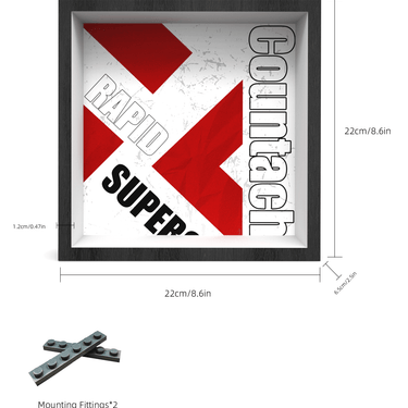 Display Frame for Lego Speed Champions Lamborghini Countach 76908 - ICUANUTY