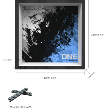 Display Car Frame for Lego Speed Champions Mercedes-AMG 76909 - ICUANUTY