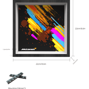 Display Car Frame for Lego Speed Champions McLaren 76918 - ICUANUTY