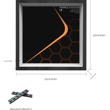 Display Frame for Lego Speed Champions 2023 McLaren Formula 1 Race Car 76919 - ICUANUTY