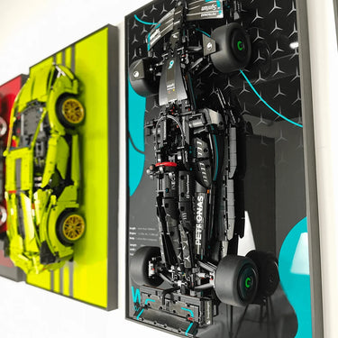 Display Wall Frame Mount for Lego Mercedes-AMG F1 W14 E (42171) - ICUANUTY