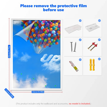Wall display Frame for LEGO Disney Up House 43217 - ICUANUTY