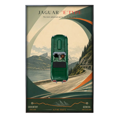 Cadre mural pour LEGO® Icons Jaguar E-Type 11381