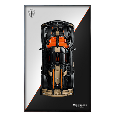 Wall Display Frame for LEGO Technic™ Koenigsegg Sadair's Spear Megacar 42232