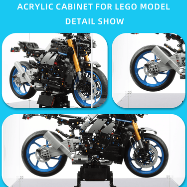 Display case for Lego Yamaha MT-10 SP 42159 - ICUANUTY