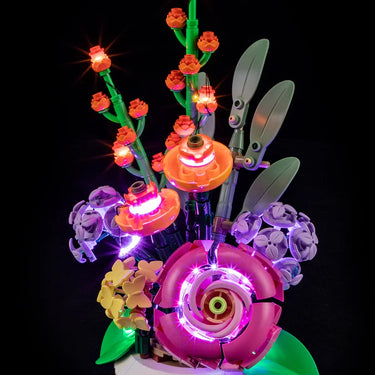 Light Kit for LEGO® The Botanical Collection Mixed Flowerpot 40762 - ICUANUTY