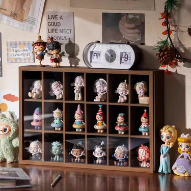 Display case wooden storage cabinet series - ICUANUTY