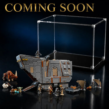 Display case for LEGO Star Wars™ Offworld Sandcrawler™ and Mudhorn 75453