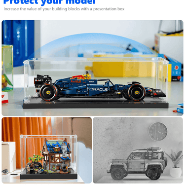 Display Case for LEGO Oracle Red Bull Racing RB20 F1 (1 :8 suitable) 42206 - ICUANUTY