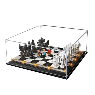 ICUANUTY-Display Case for Lego Harry Potter Hogwarts Wizard's Chess Building Set 76392 - ICUANUTY
