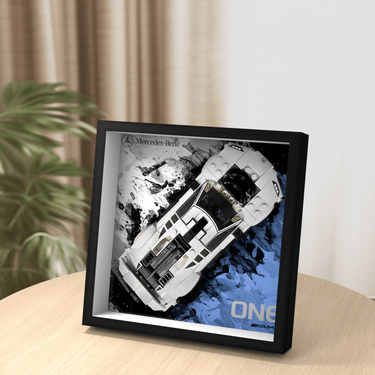 Display Car Frame for Lego Speed Champions Mercedes-AMG 76909 - ICUANUTY